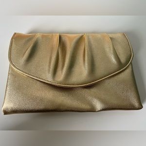 Vintage Avon Polished Gold Evening Clutch